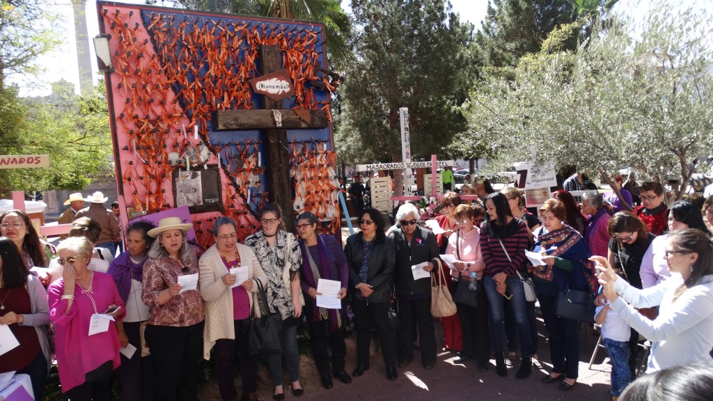 Mukira apoyando el Paro Internacional de las Mujeres en&nbsp;Chihuahua
