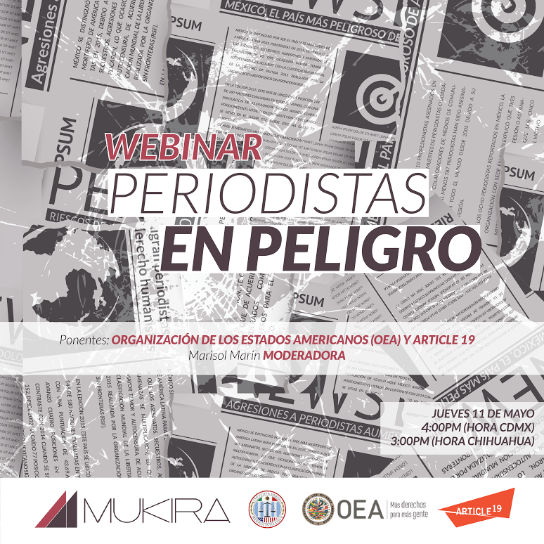 Webinar “Periodistas en Peligro”